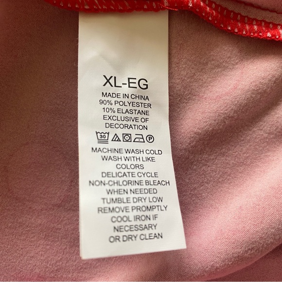 Kate Spade Long Sleeve Polka Dot Hot Pink Red Henley Pajama Set - Picture 11 of 11